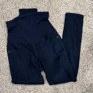 Indigo Blue Women's Maternity Dark Wash Jeggings